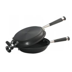 Techef - Frittata and Omelette Pan, Coated with Teflon Select (PFOA Free) (Black), Made in Korea